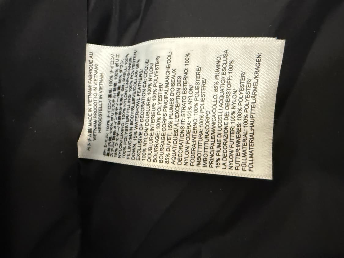 슈프림 노스페이스 스플릿 눕시 블랙 L 상품이미지3