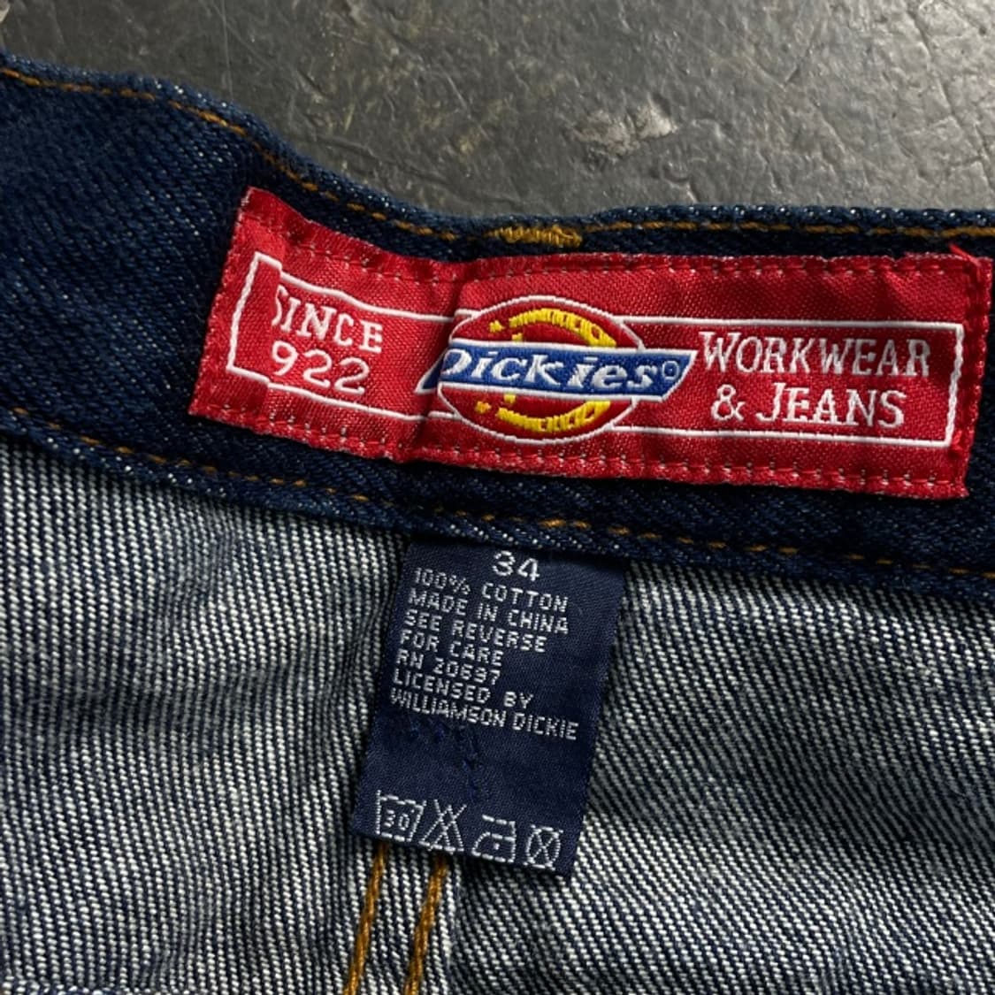 34 디키즈 와이드 데님팬츠  상품이미지3