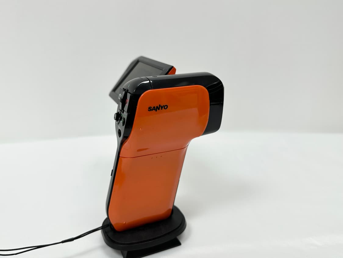 산요 작티 빈티지 캠코더 10MEGA PIXEL오렌지 상품이미지4