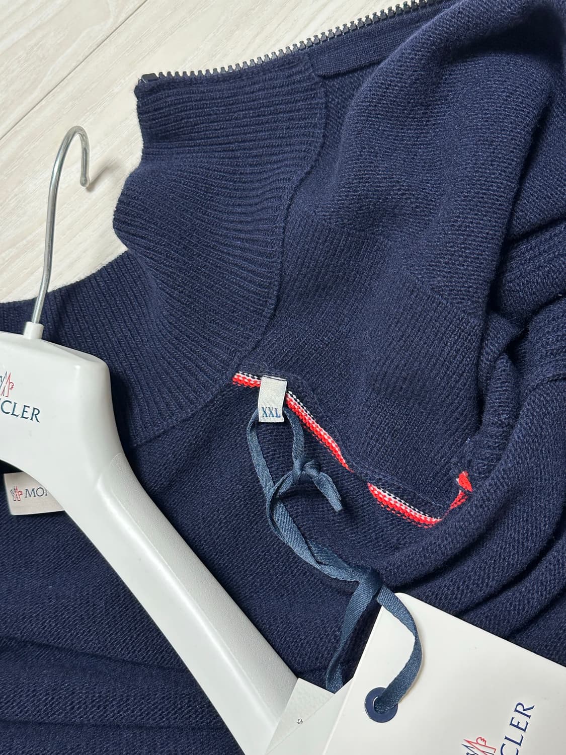 몽클레어 트리콧 니트 자켓 23fw XXL(105-110) 새상품 상품이미지2