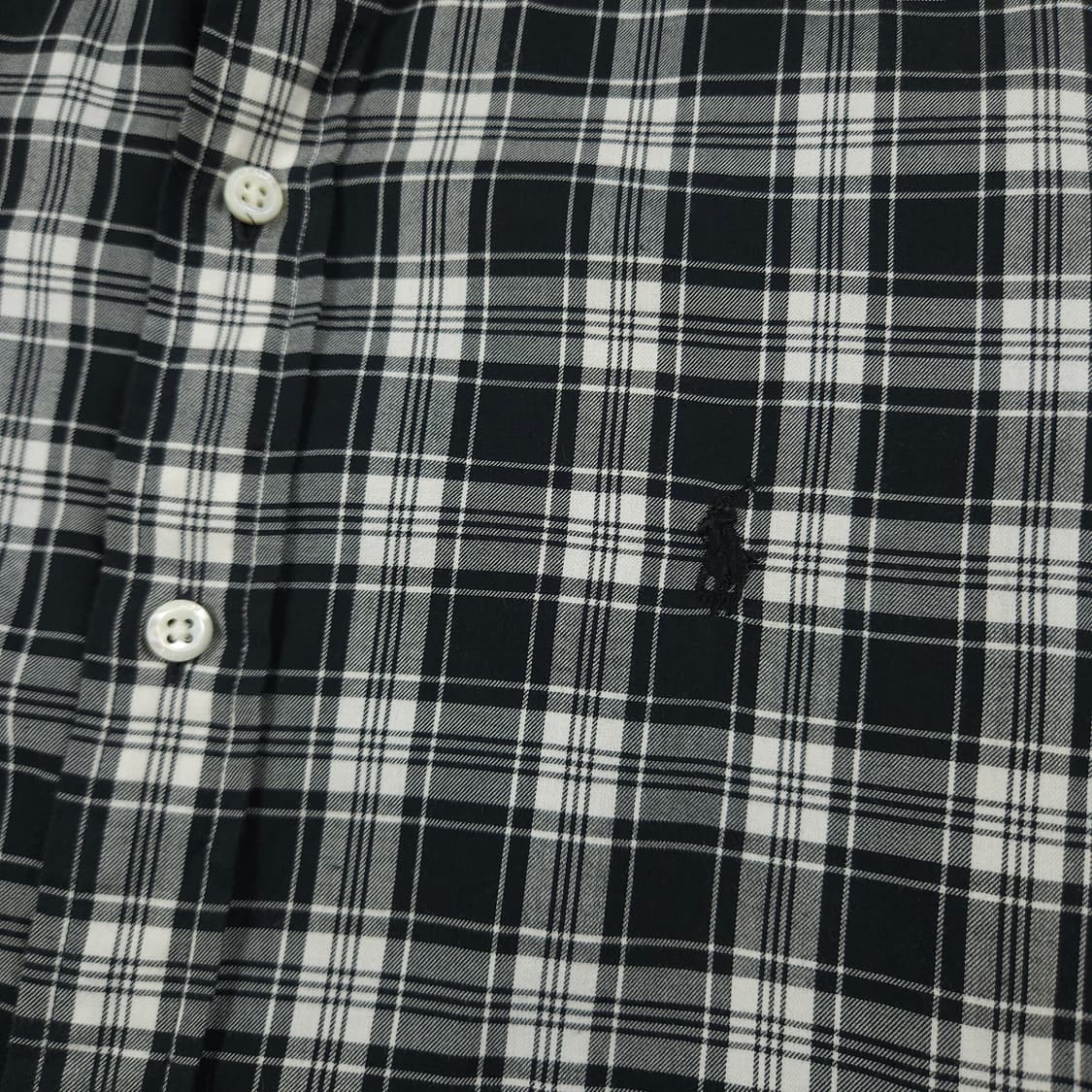 S(90) 폴로랄프로렌 타탄체크 셔츠 상품이미지3