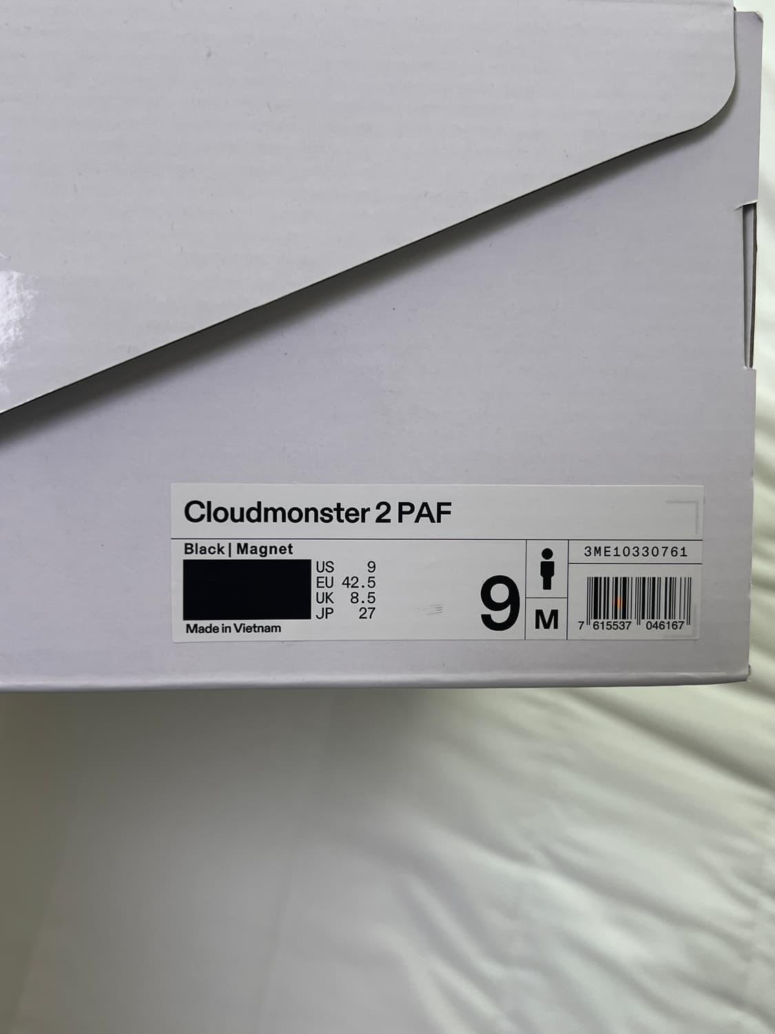 [270]파프x온러닝 클라우드몬스터 블랙 상품이미지7