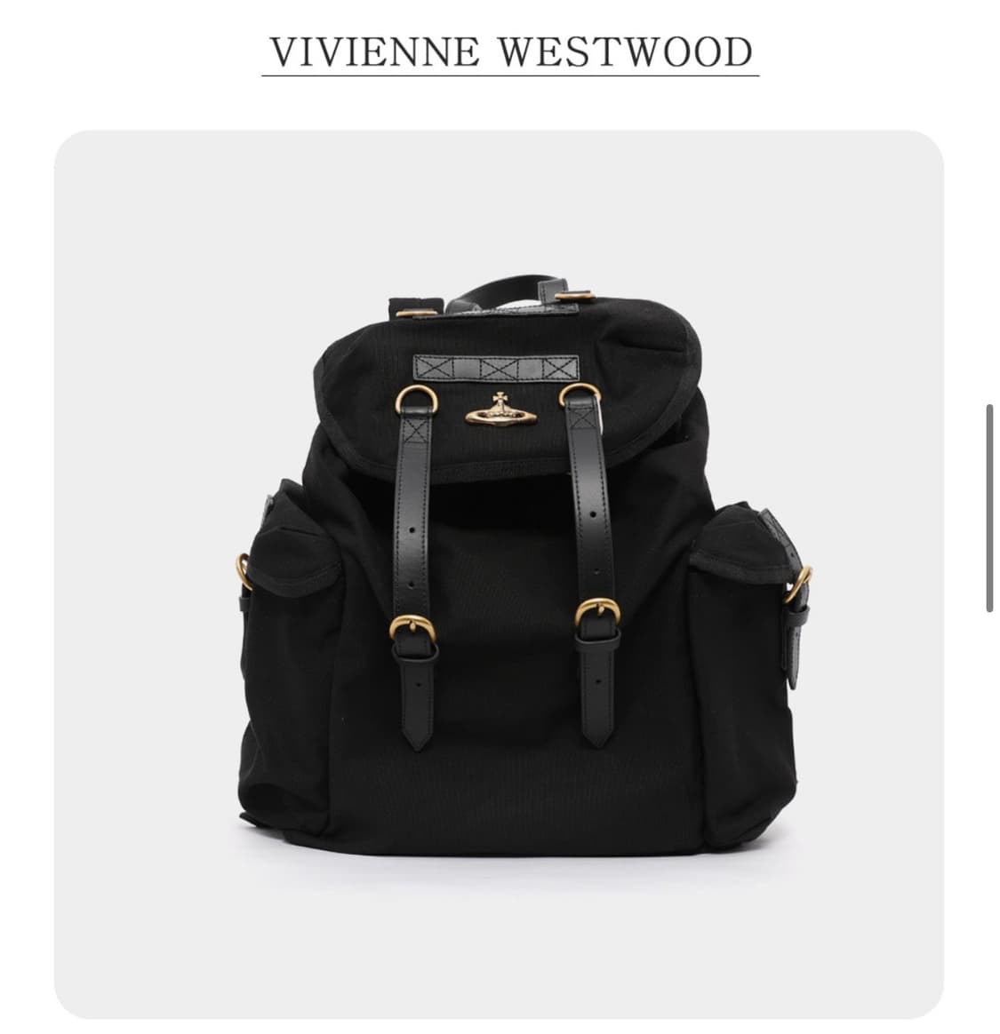 비비안웨스트우드 하이랜드백팩 상품이미지2