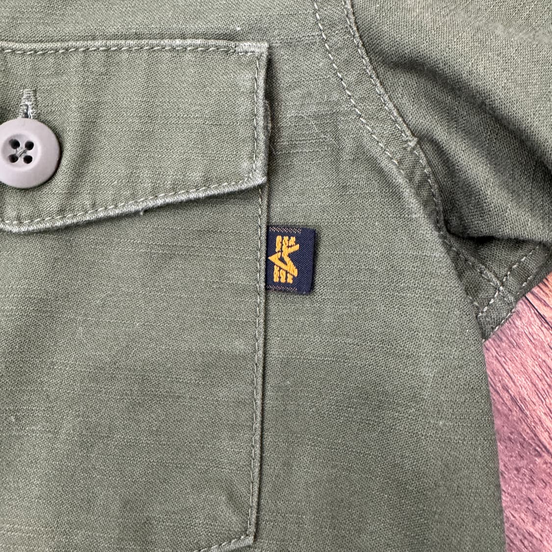 여성용 XS 알파인더스트리 밀리터리 남방 셔츠  상품이미지4