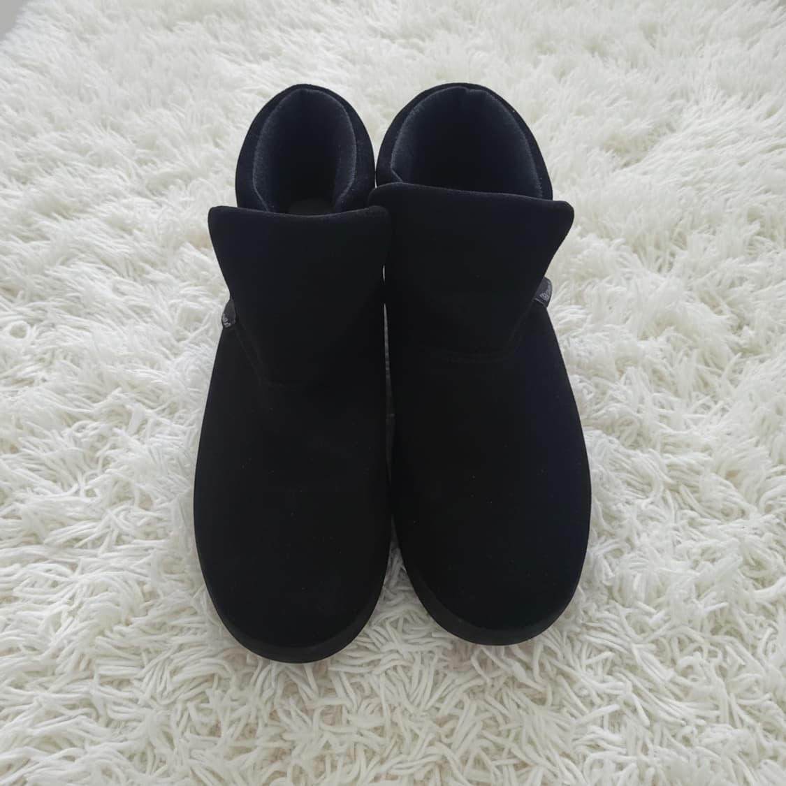 베어파우 스웨이드 퍼 앵클부츠 블랙 / 240 상품이미지1