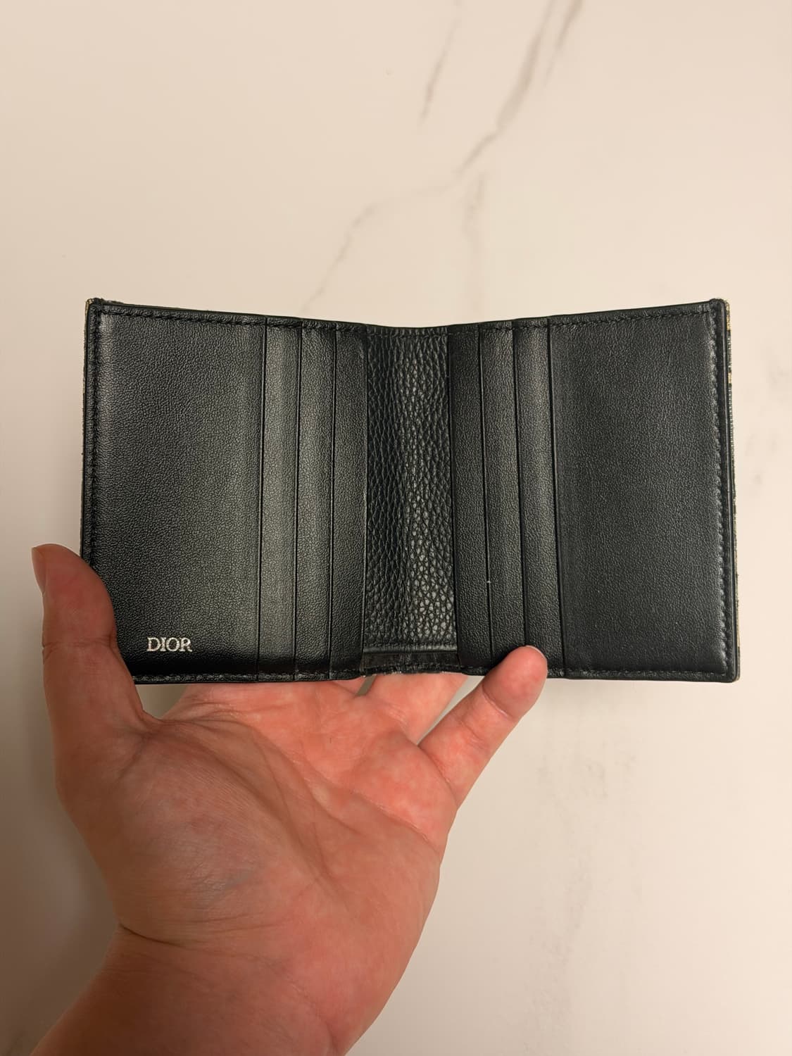 디올 오블리크 자카드 반지갑 상품이미지3