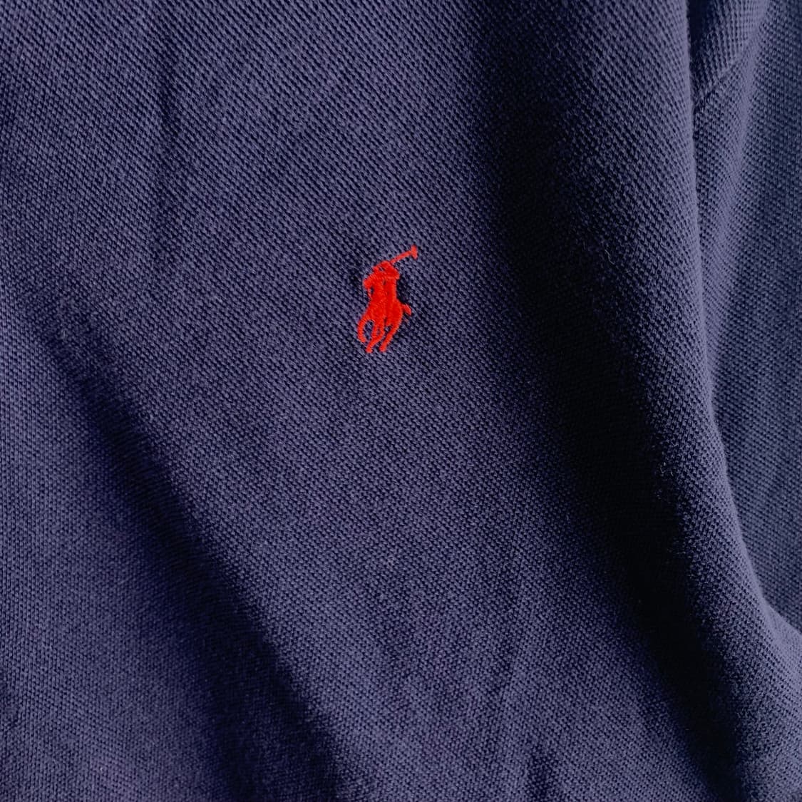 폴로 랄프로렌 네이비 긴팔 카라 티셔츠 상품이미지3