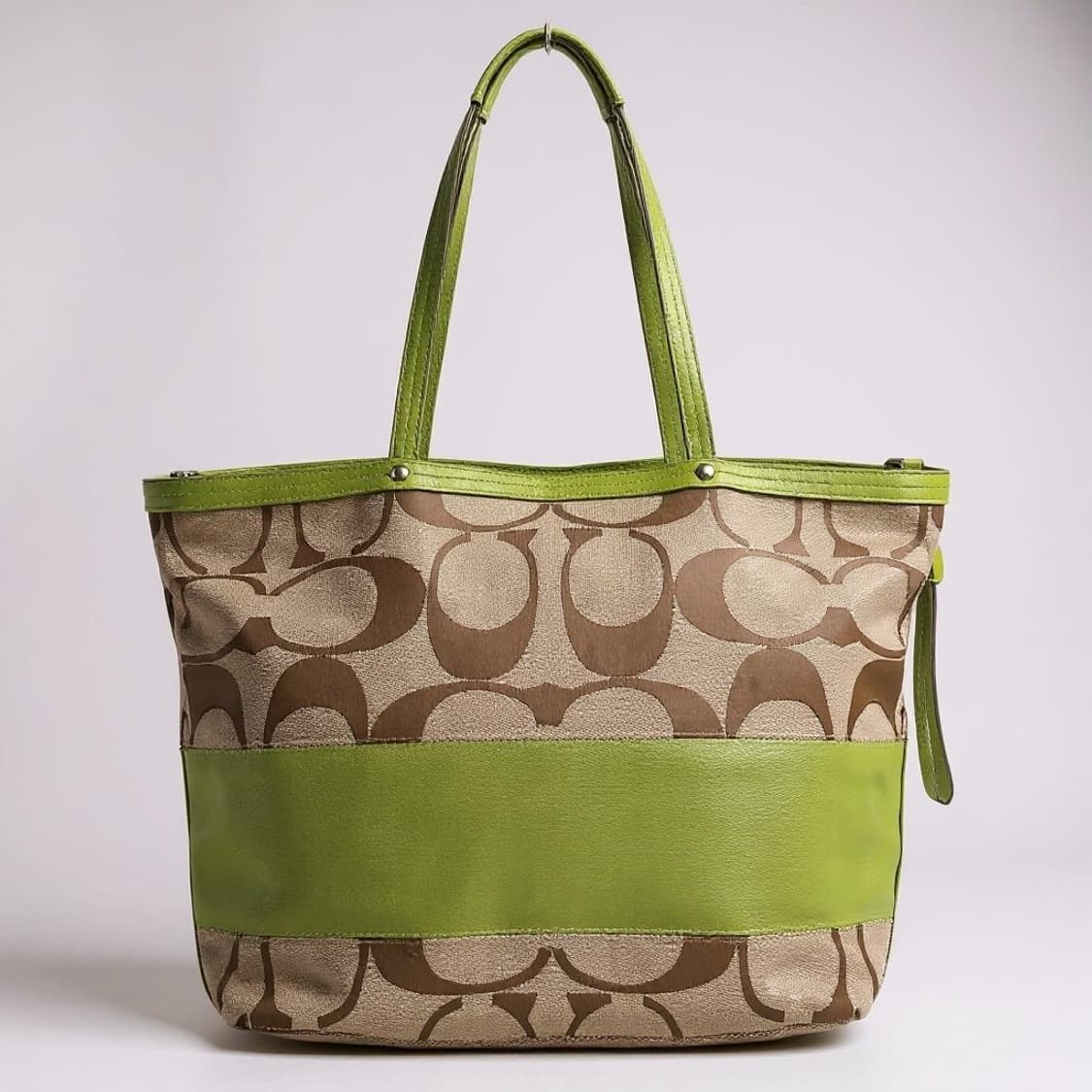 코치 시그니처그린숄더백 상품이미지9