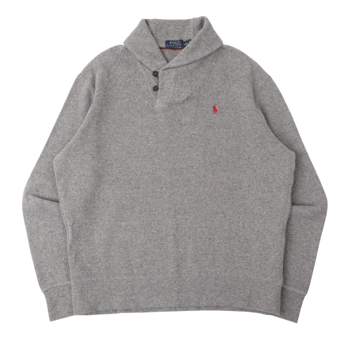 폴로 랄프로렌 그레이 숄카라 니트 스웻셔츠 상품이미지1