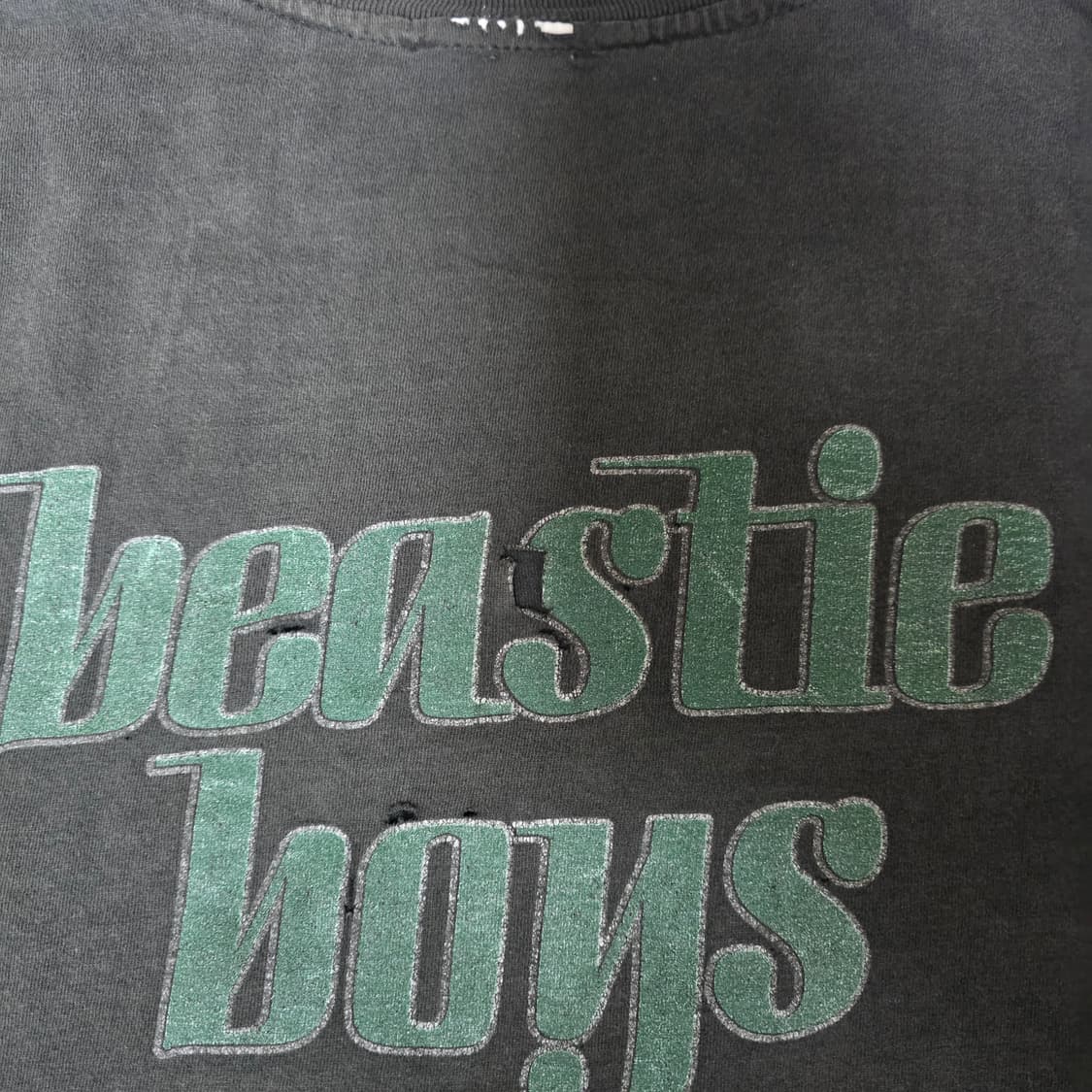 [XL] 90s 비스티 보이즈 블랙 빈티지 밴드티 트래쉬드 상품이미지9