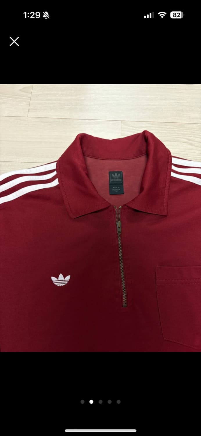 아디다스 버건디 2002 레트로 긴팔 티셔츠 95, 레프리셔츠 상품이미지2