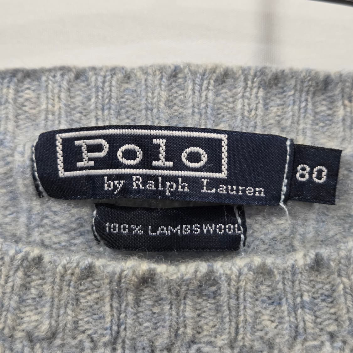 폴로랄프로렌 램스울 케이블 니트 80 상품이미지3