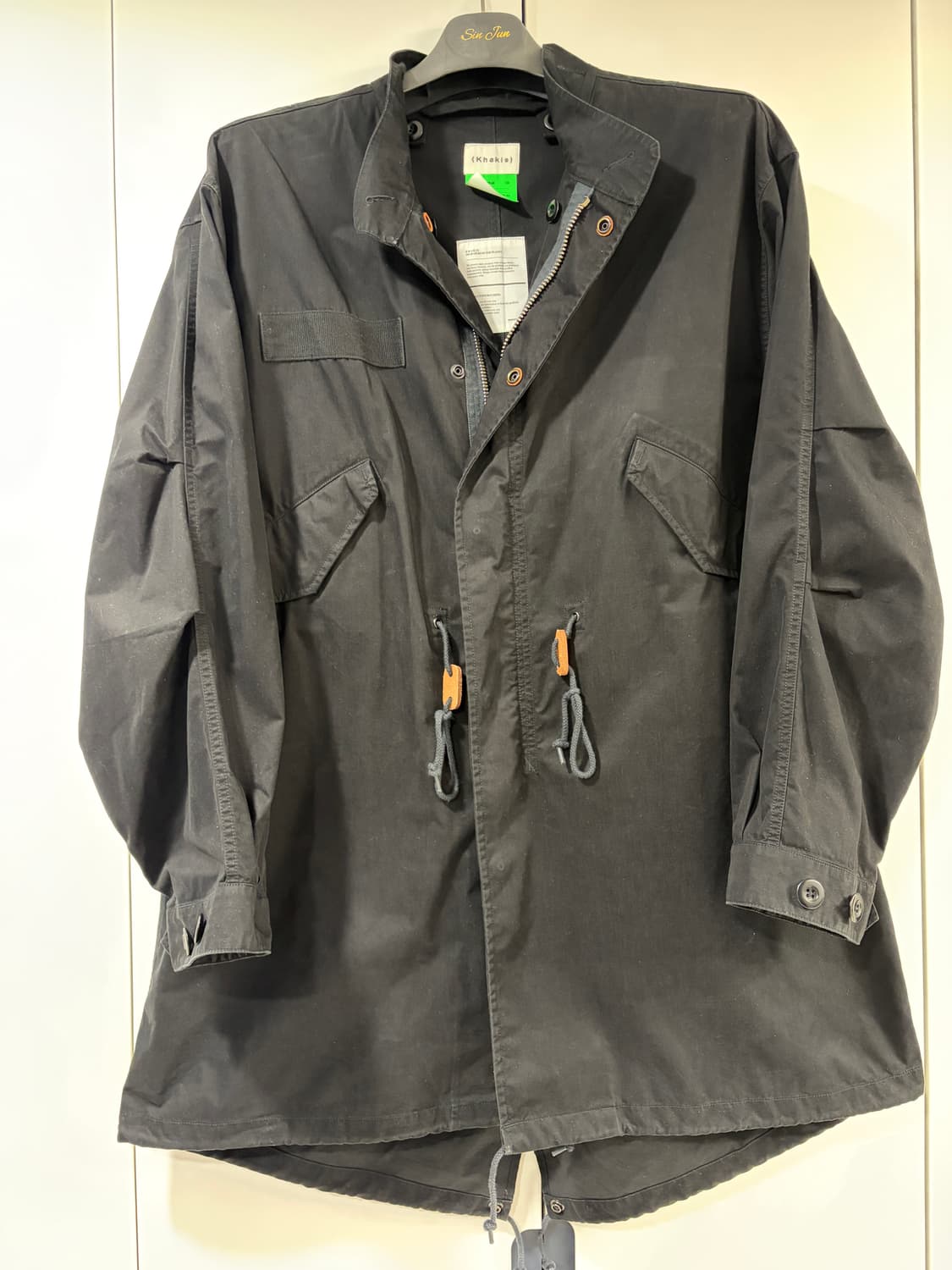 khakis M65 C.W PARKA(BLACK) 상품이미지1