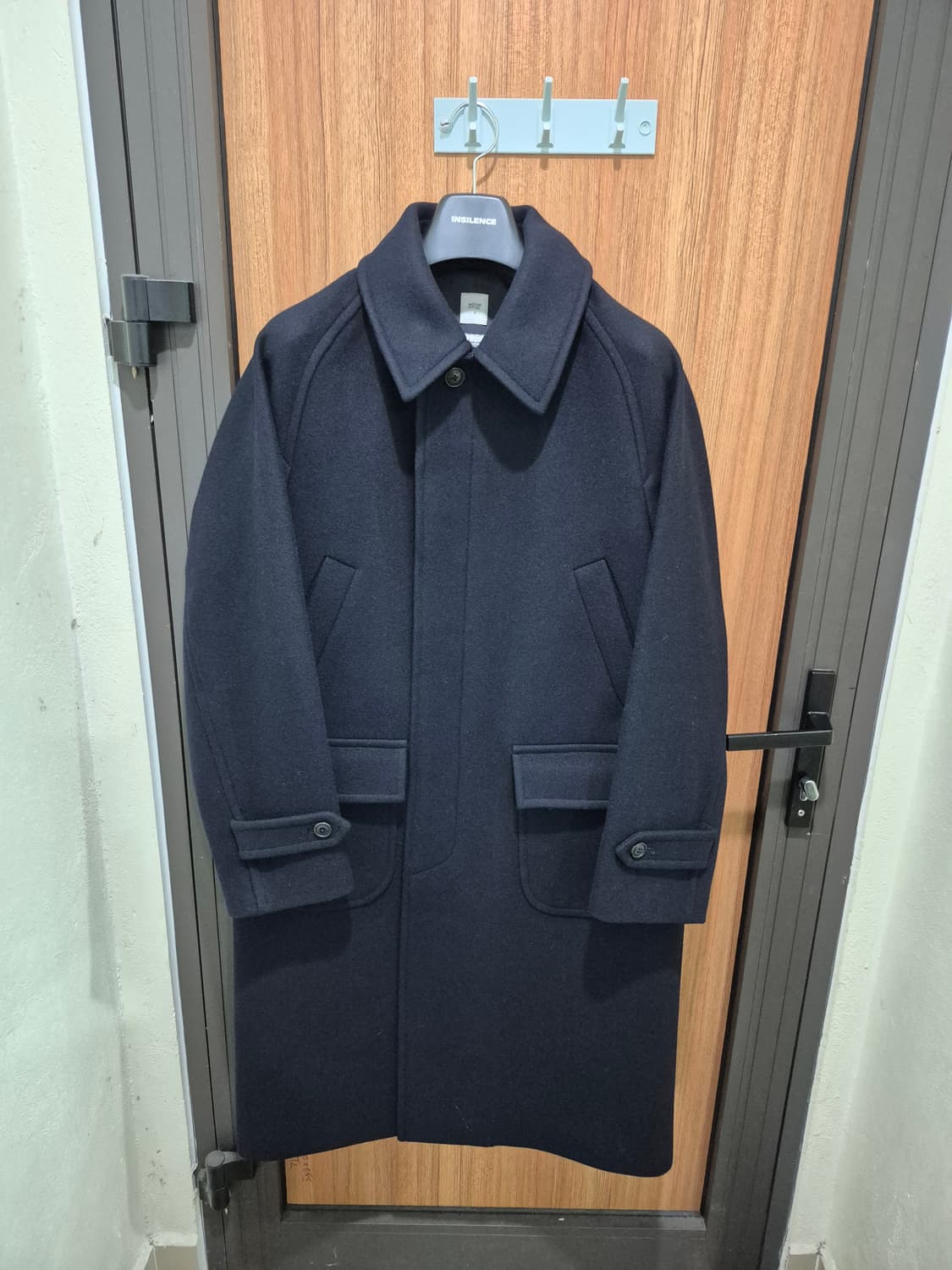 25AW 어나더오피스 보이저 발마칸 코트 네이비 36사이즈 상품이미지3