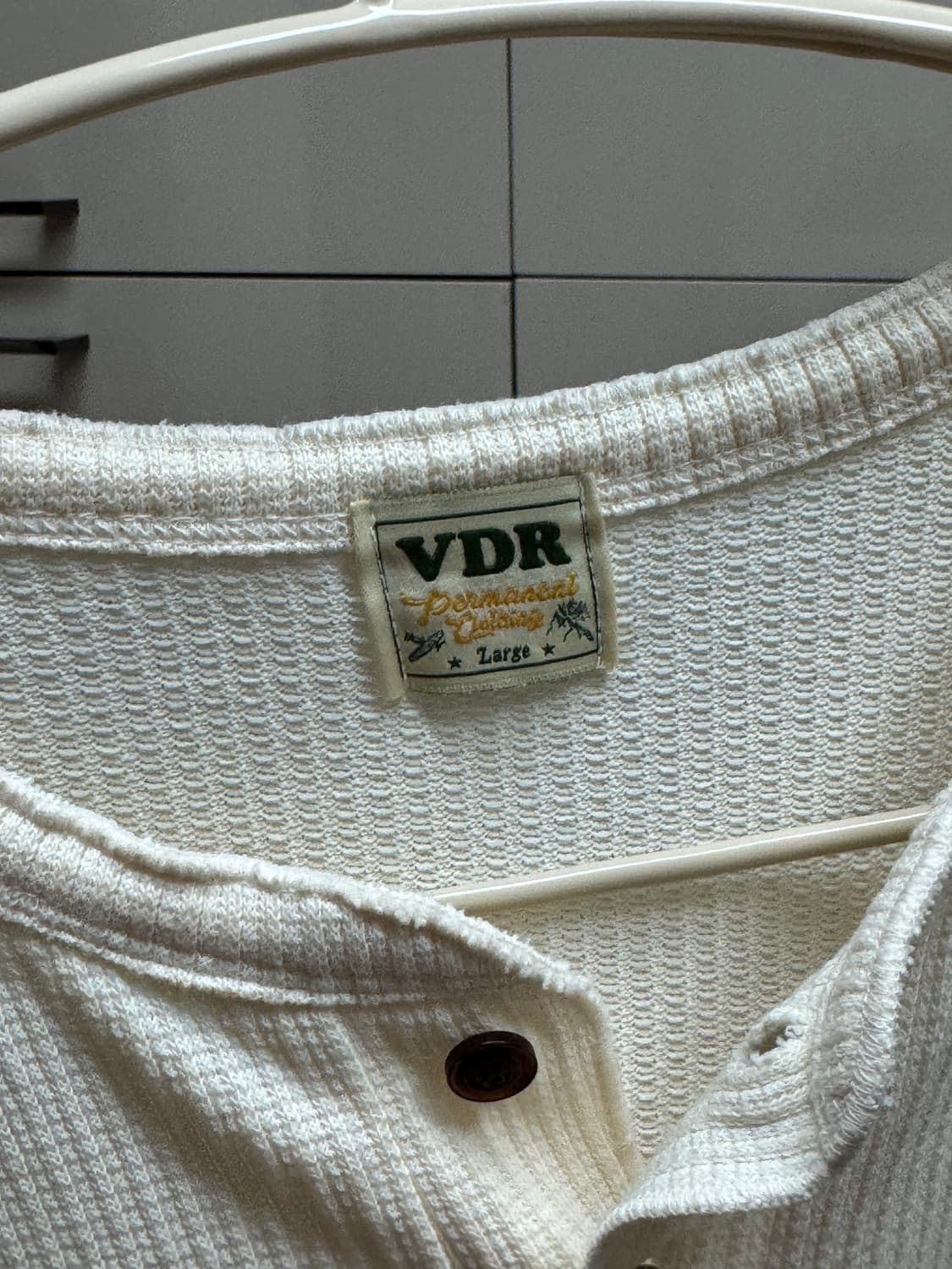 비디알 헨리넥 크림 L사이즈 상품이미지3