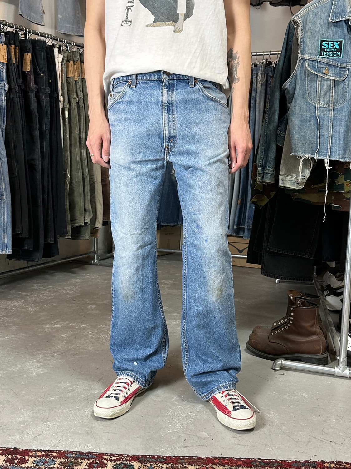 90's USA Made 빈티지 리바이스 517 오렌지탭 상품이미지1