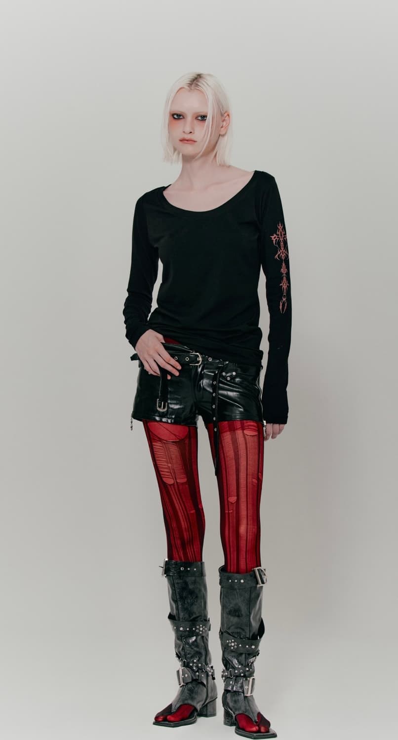 TATTOO Loose Long-sleeve (black)  상품이미지2