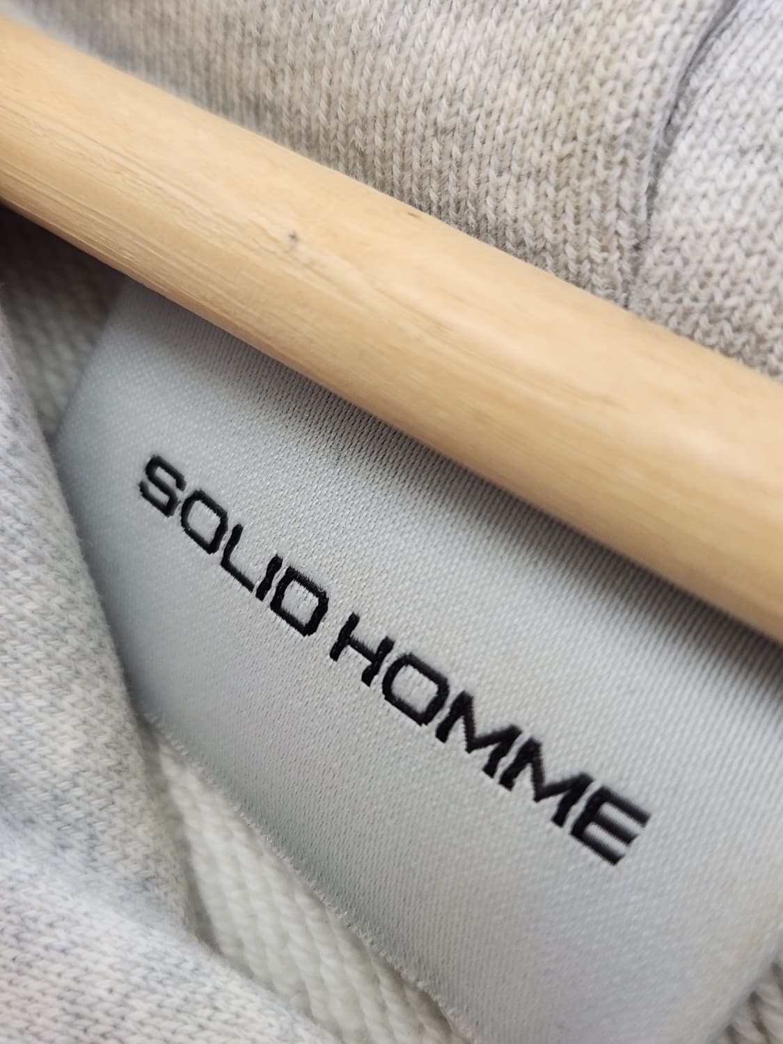 솔리드옴므 백프린트 오버핏 후드 상품이미지4