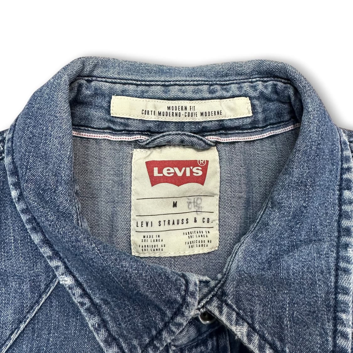 리바이스 웨스턴 데님 셔츠 상품이미지5