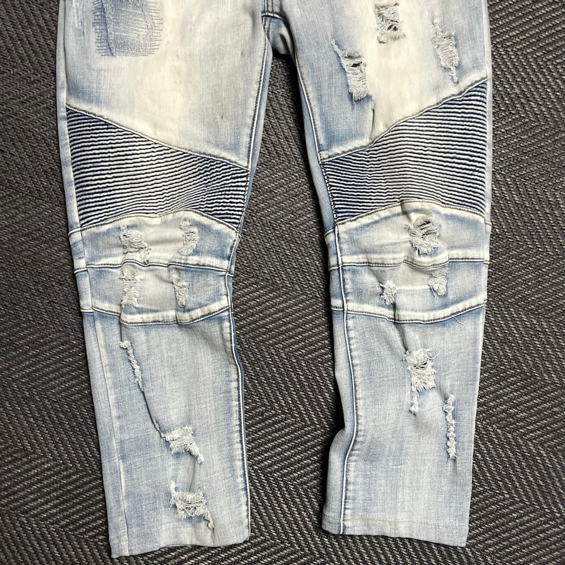 발망 디스트로이드 데미지 워싱 바이커 팬츠y 5220 상품이미지3