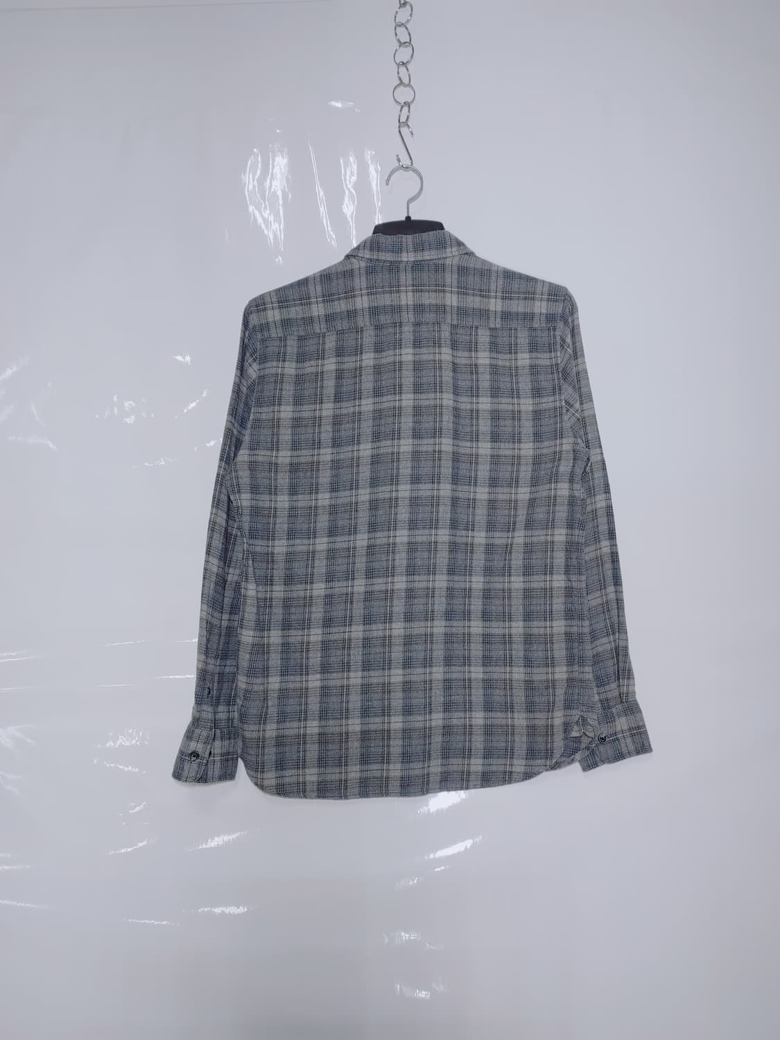 series 시리즈 남성 추동용 긴팔 체크셔츠남방 상품이미지2