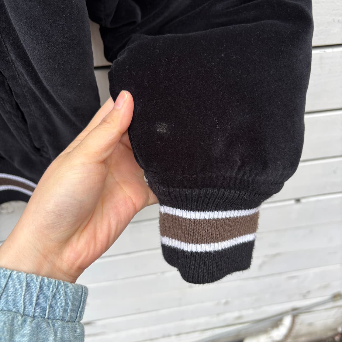 Schott 쇼트 수베니어 벨벳 스카잔 자켓 상품이미지7