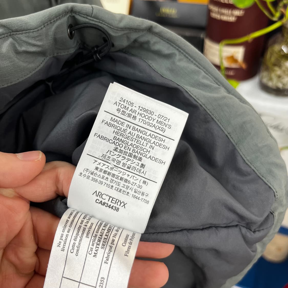 아크테릭스 아톰Lt 후드점퍼 XS 상품이미지7
