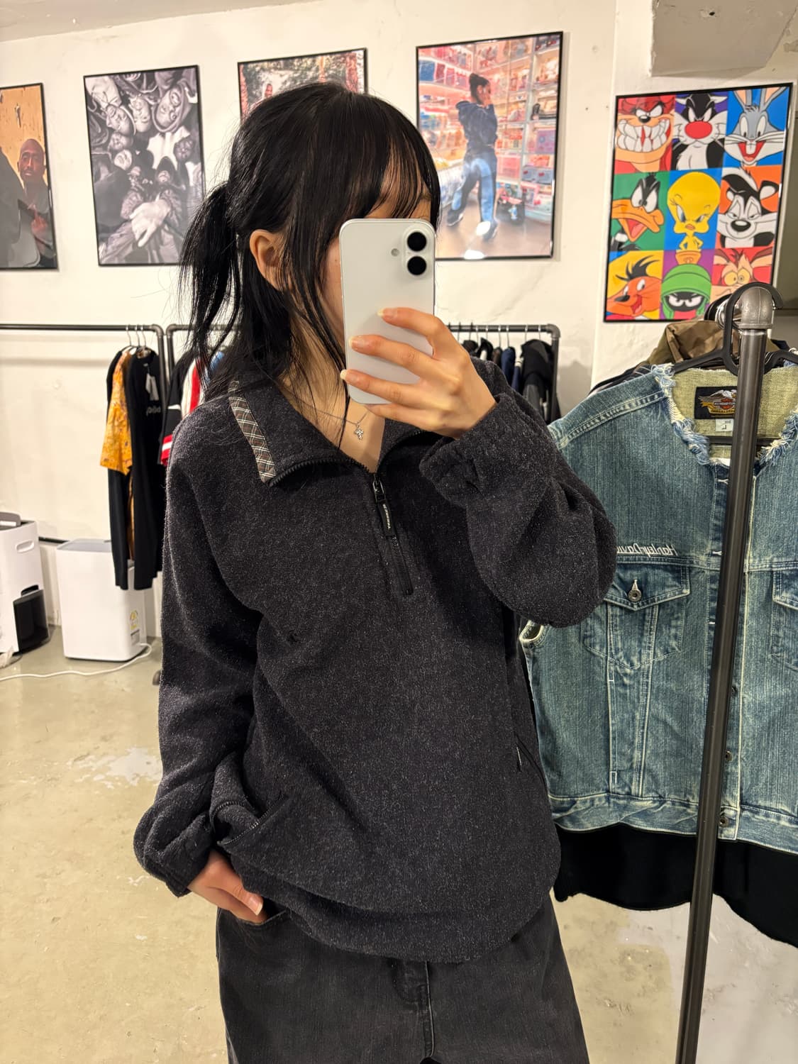 버버리 후리스 집업 상품이미지1