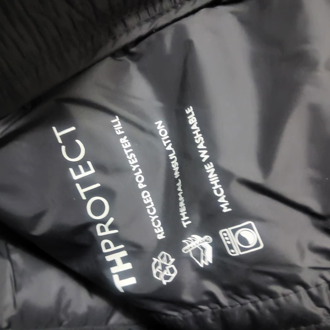 새상품 타미힐피거 후드 패딩 여성 조끼 블랙 모자탈부착 90 /28만-> 상품이미지5