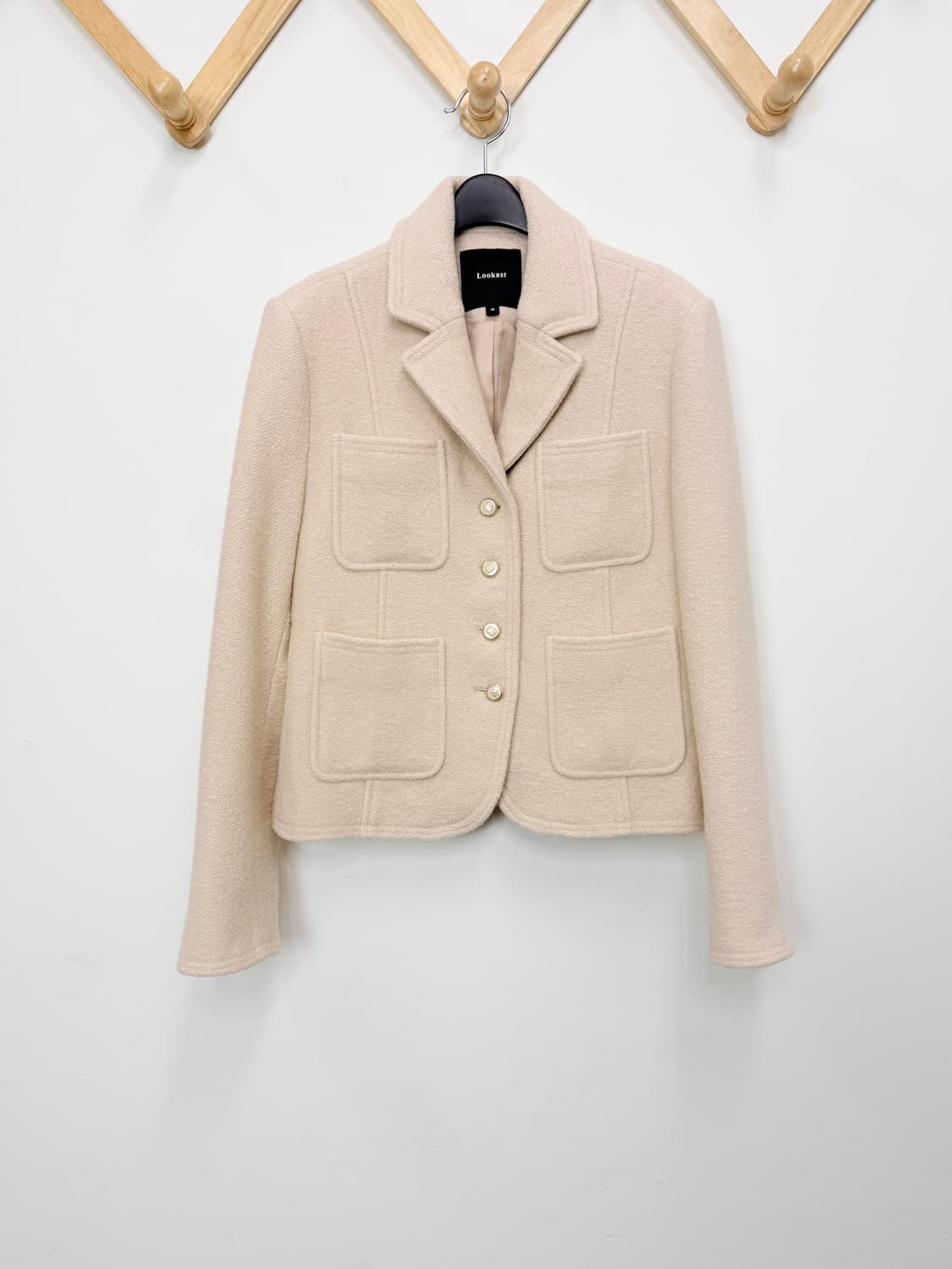 룩캐스트 에버리 울트위드 자켓 23년도 상품이미지4