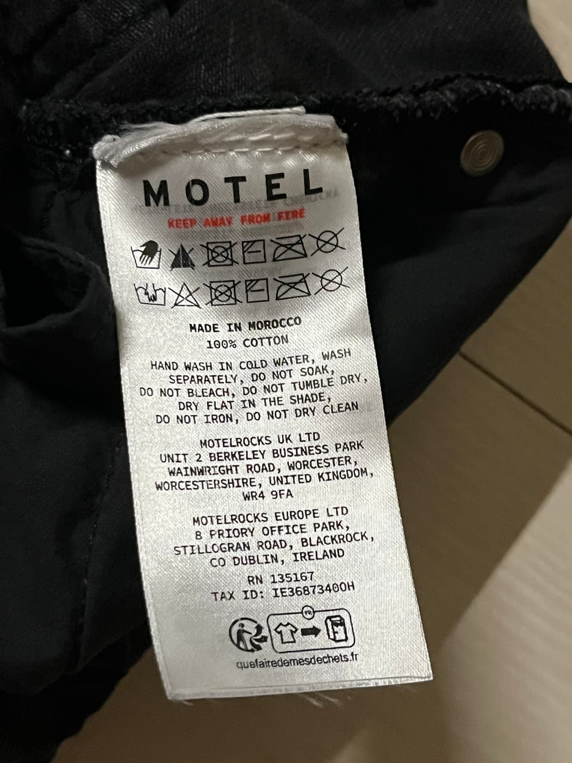 Motelrocks lowrise parallel jean 상품이미지5