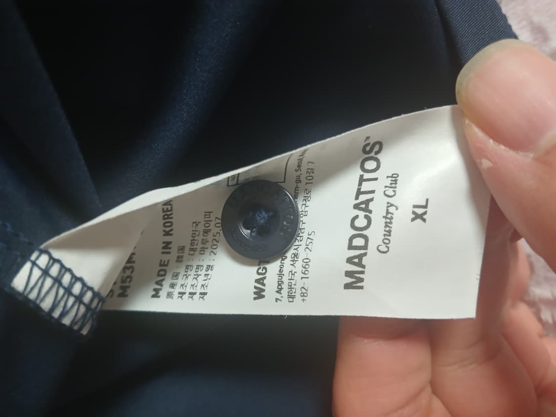 매드캐토스 남성 골프웨어 XL 상품이미지3
