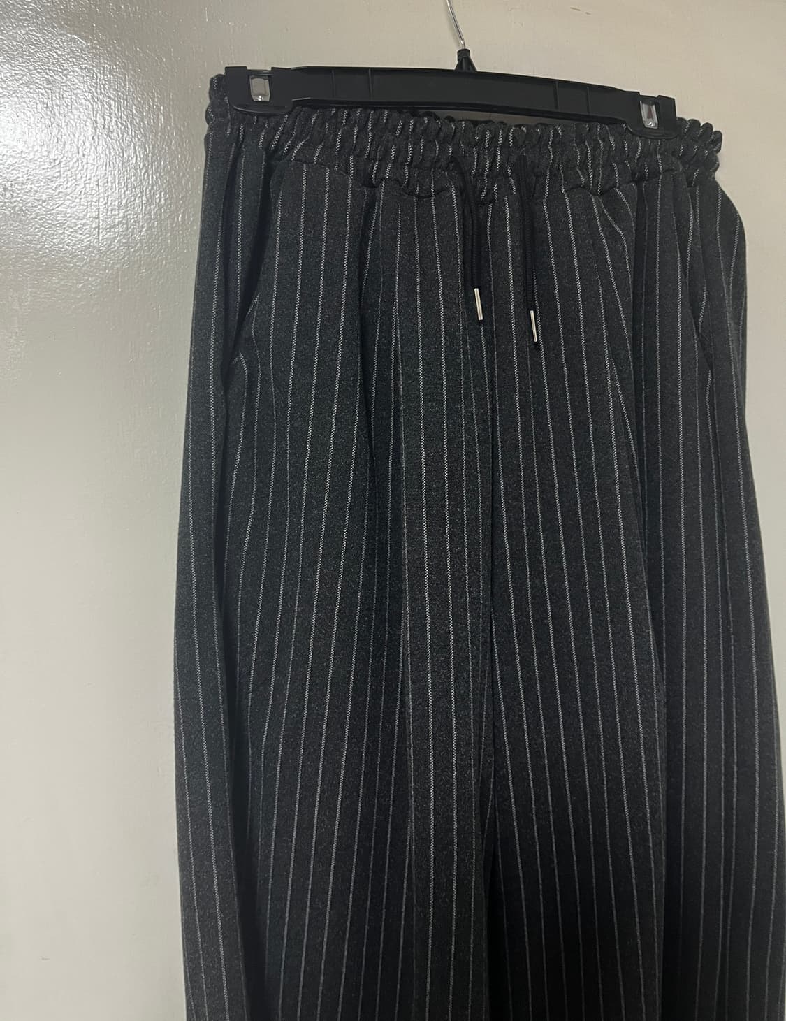 여성 밴딩 와이드 스트라이프 팬츠 상품이미지5