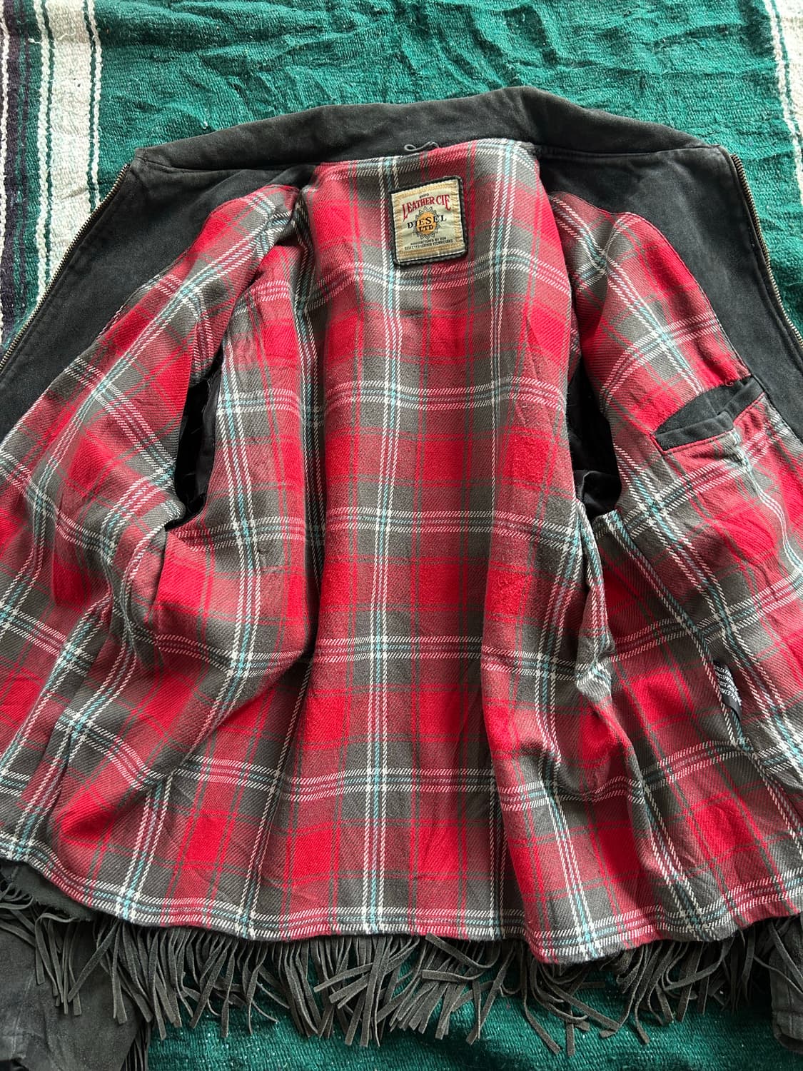 80,90‘s Diesel suede leather jacket 상품이미지8