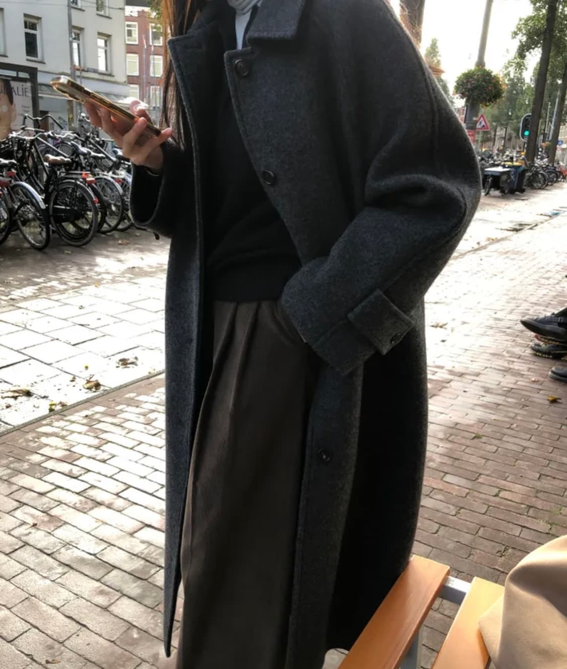 르모어 발마칸 코트 차콜 상품이미지3