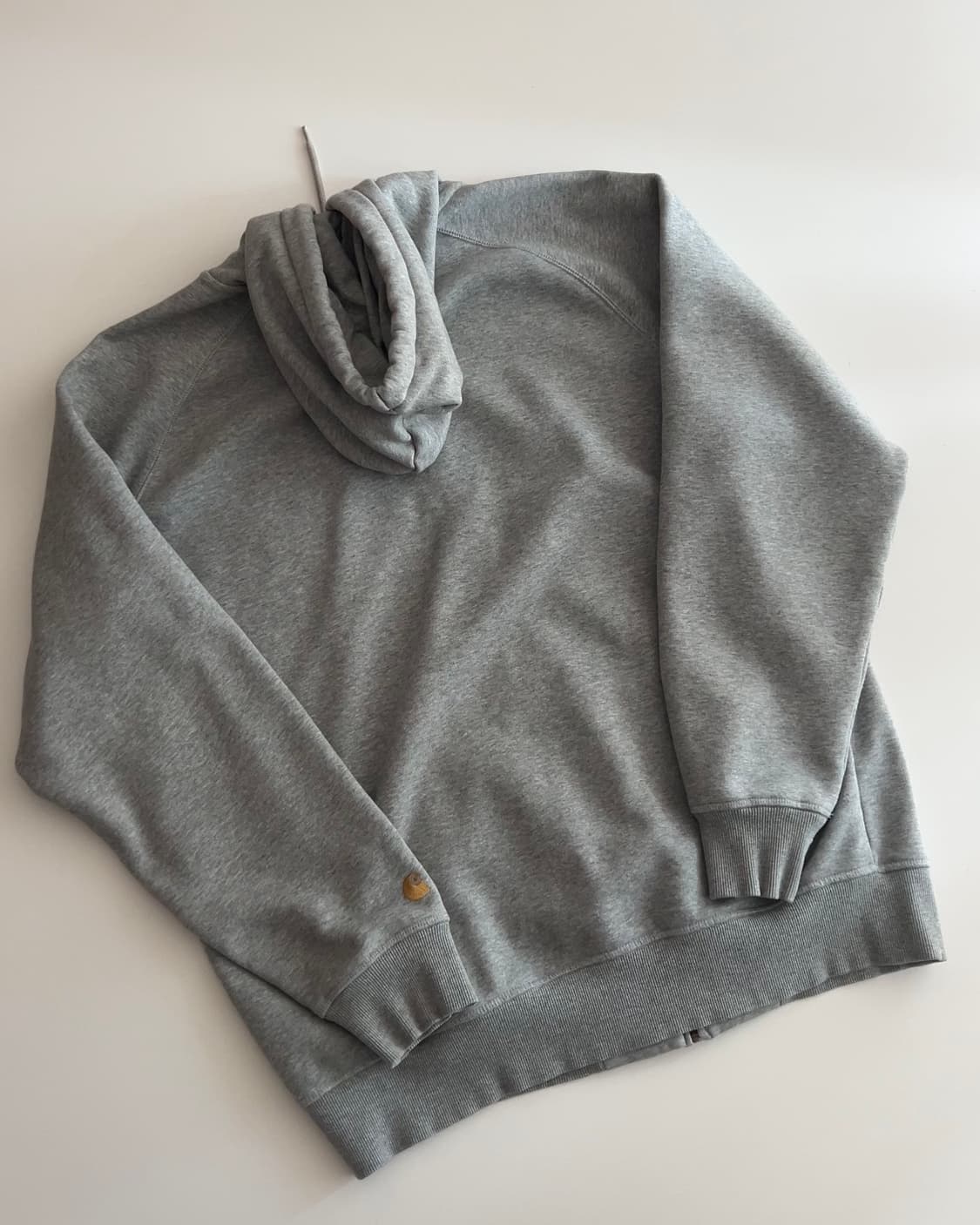 칼하트 WIP 그레이 기모 후드 집업 XL 상품이미지5