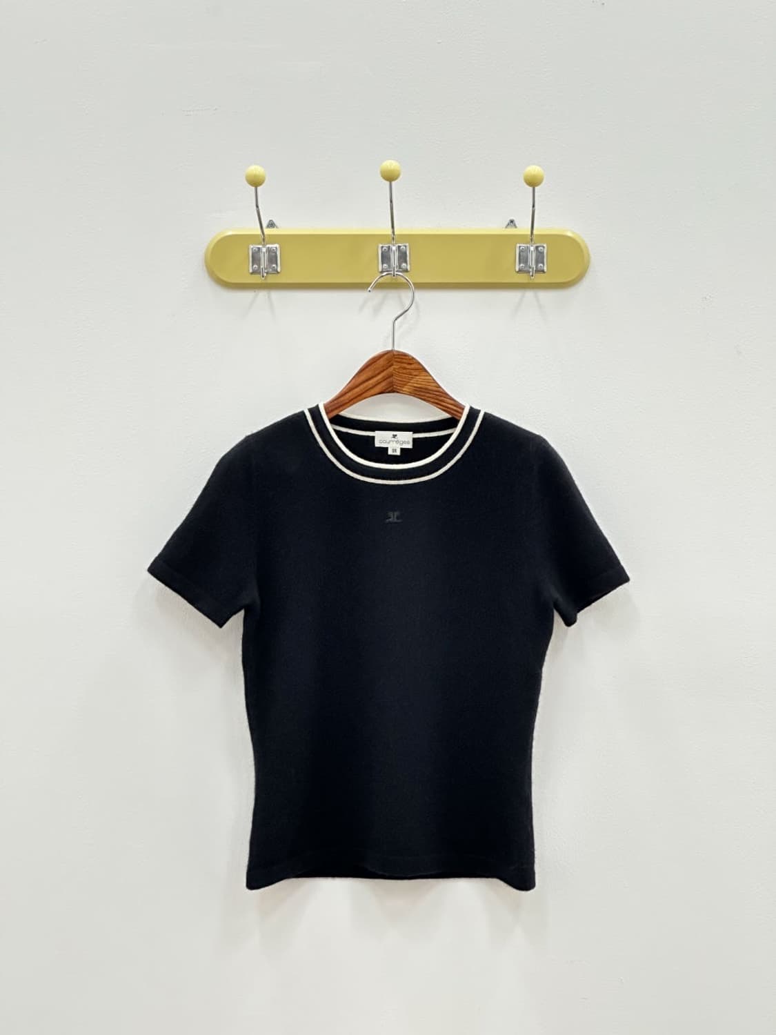 courreges / 꾸레쥬 블랙 캐시미어 니트   상품이미지1