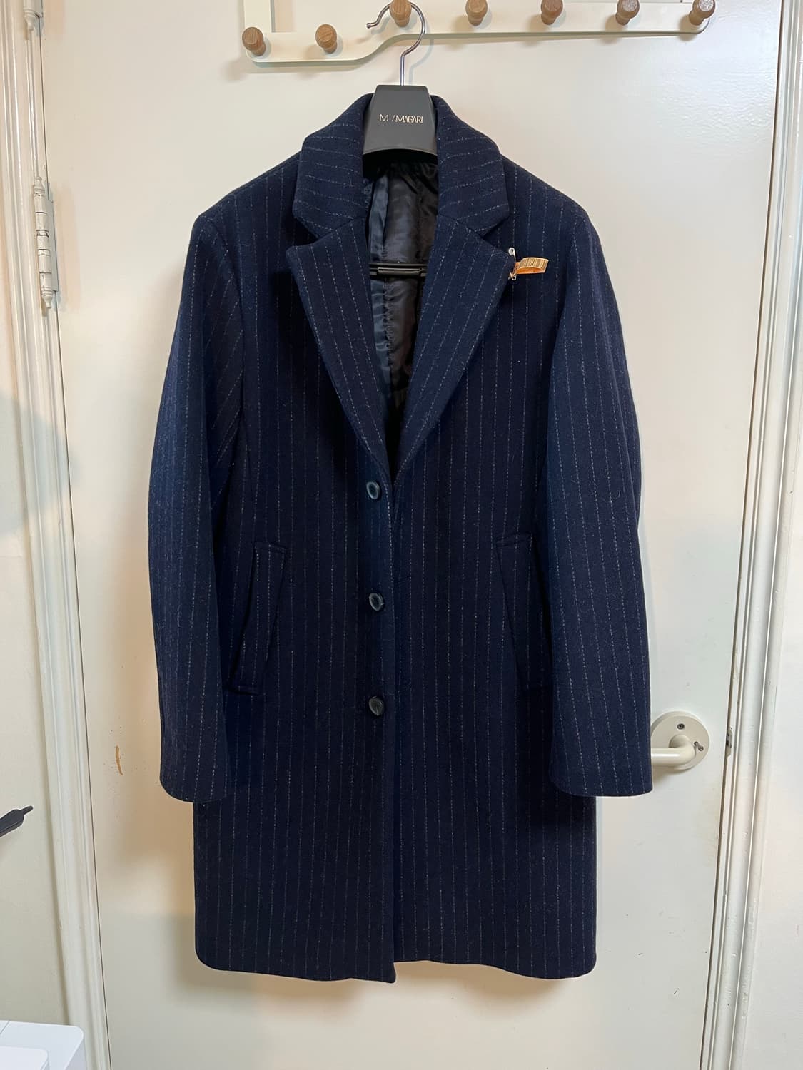 NIX 네이비 스트라이프 코트 95 상품이미지1