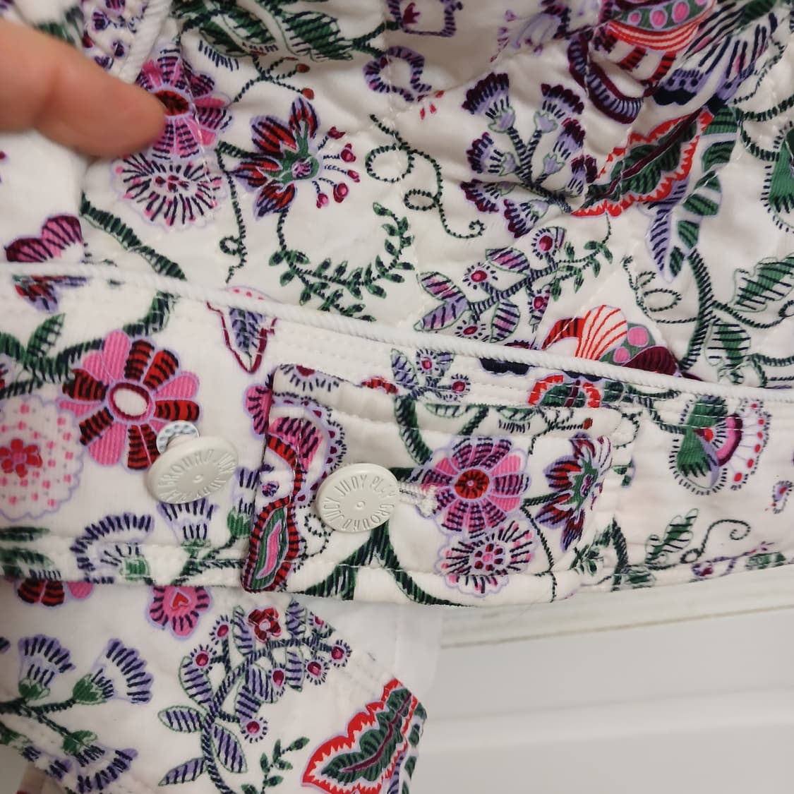 쥬시쥬디 플라워 퀼팅 자켓 상품이미지7