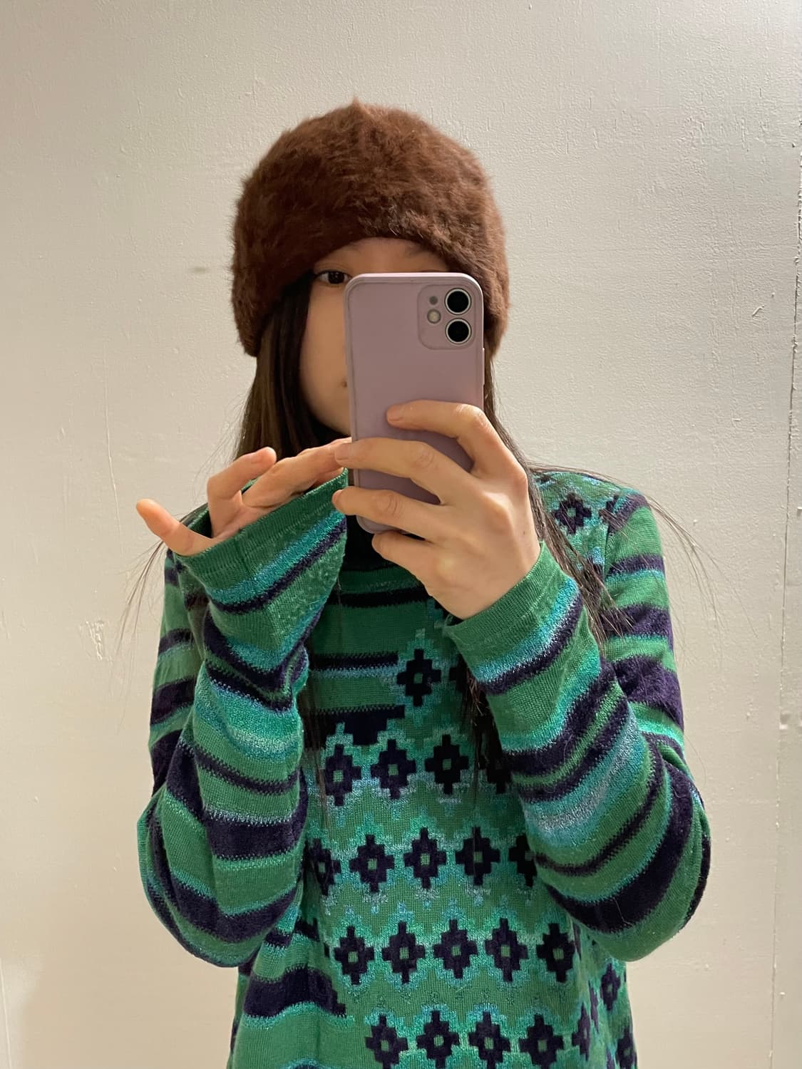 CARVEN까르벵 하이넥 오픈 니트 상품이미지2