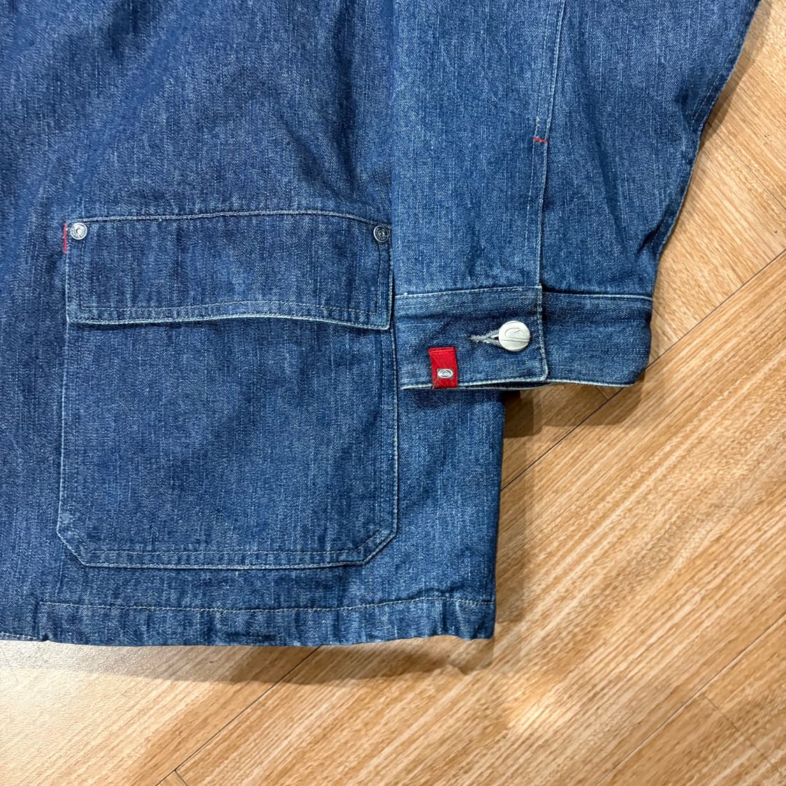 00s 퀵실버 퀼팅 데님 초어자켓 상품이미지4