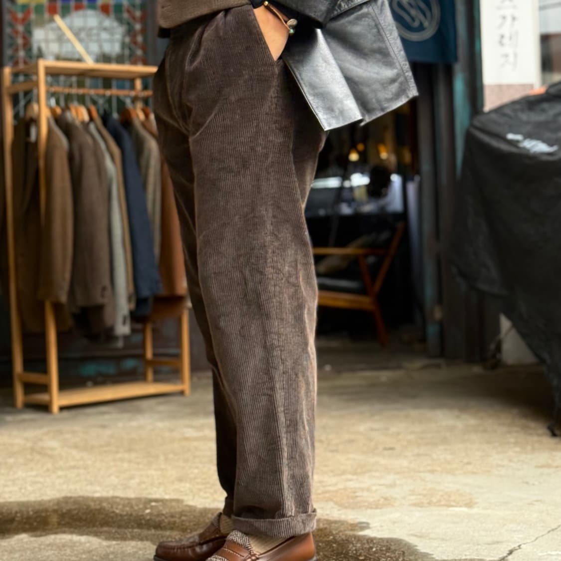 Joseph & Peiss 투턱 코듀로이 팬츠 34 상품이미지8