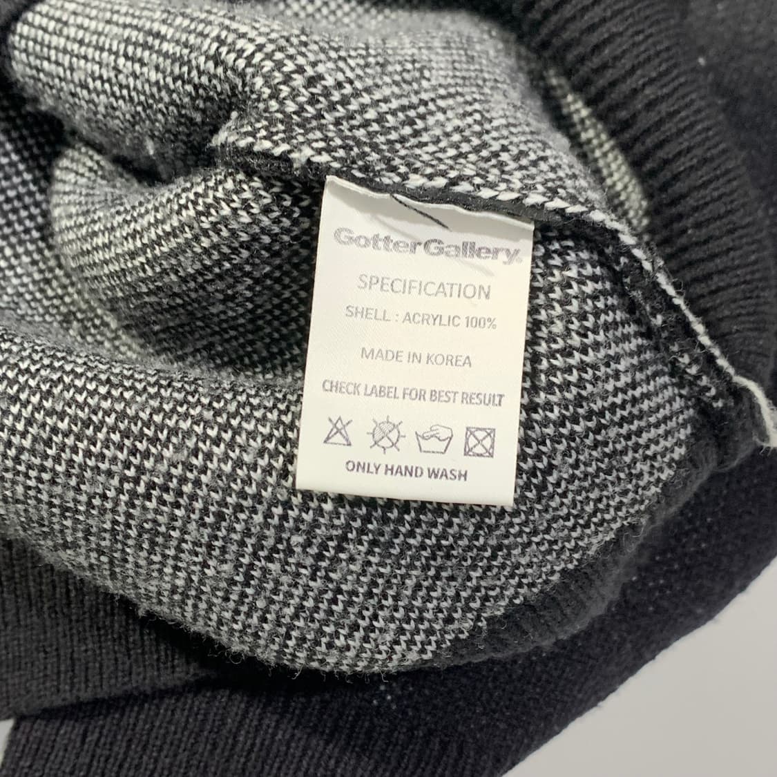 가터 갤러리 스펠로고 라운드 니트 상품이미지4