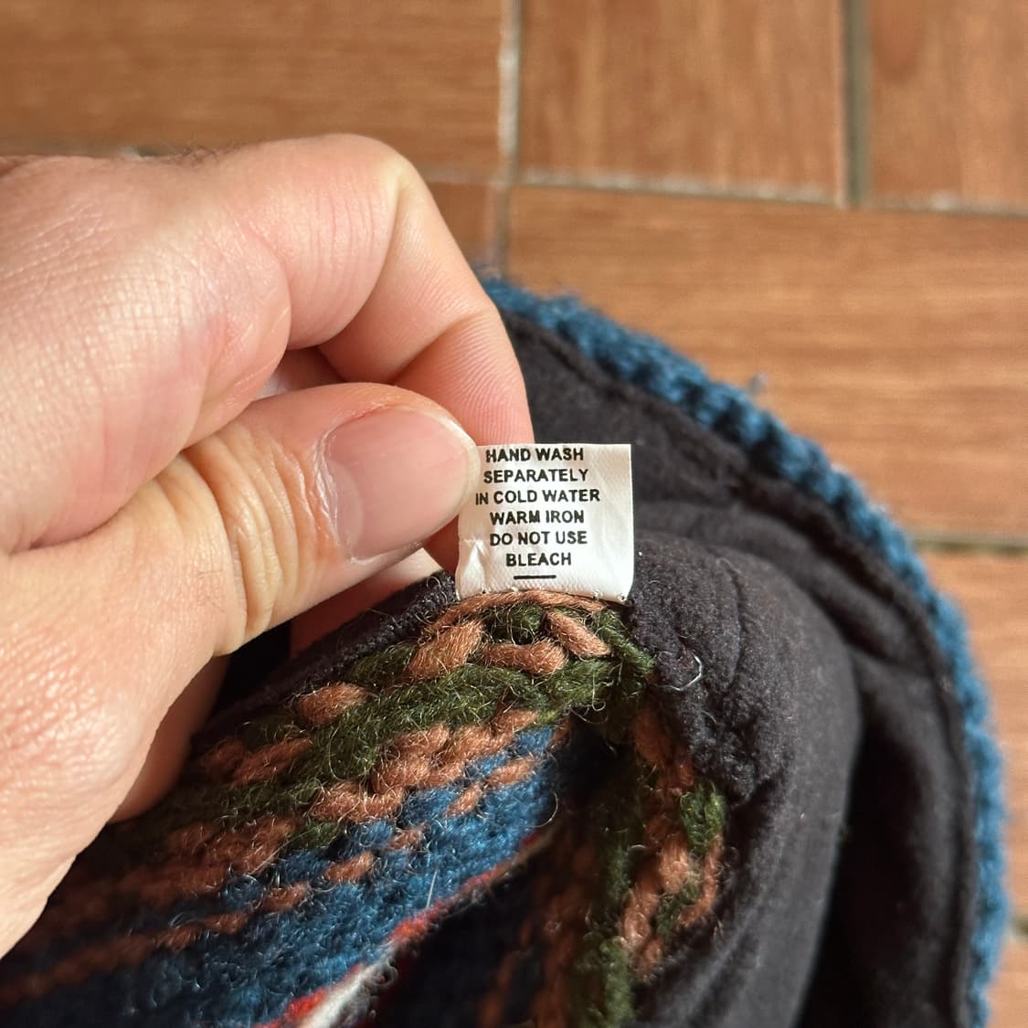 Vintage nepal made ethnic wool beanie 상품이미지6