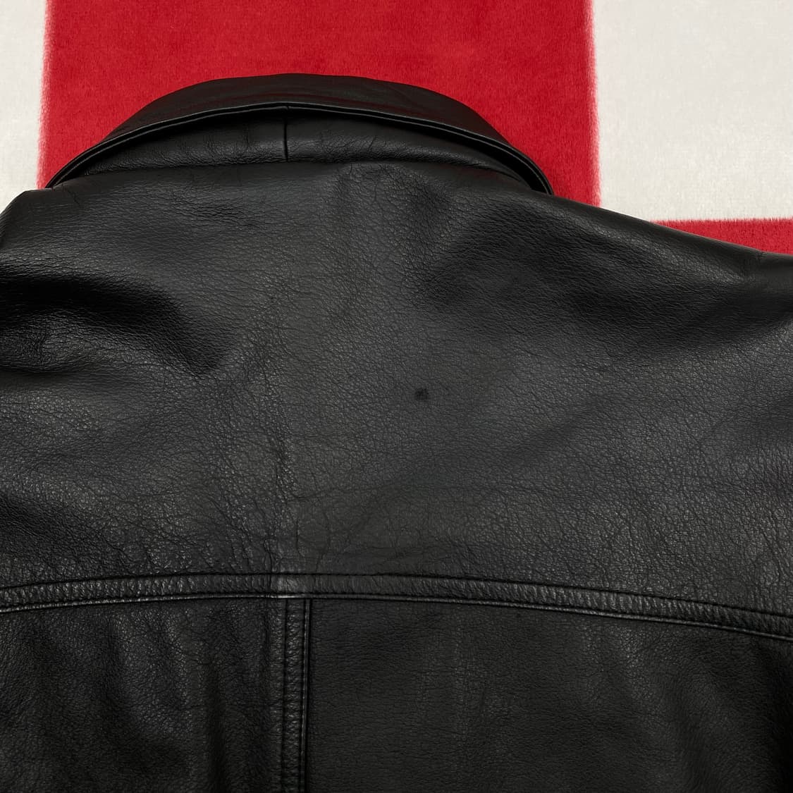 런던포그 양가죽 하프자켓 실측 L -XL  상품이미지6