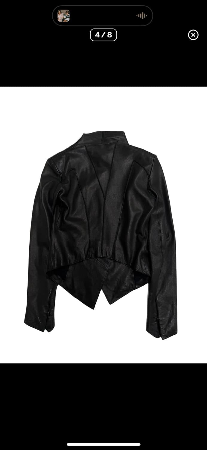 헬무트랭 드레이프 레더 자켓 상품이미지2