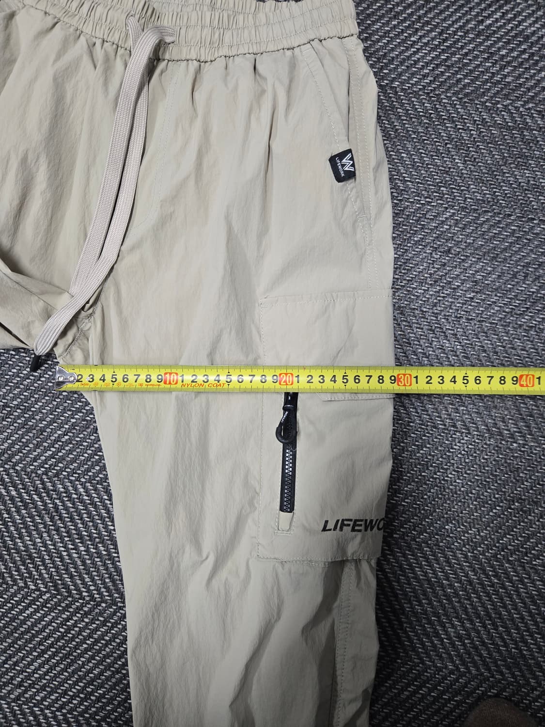 라이프워크 카고 조거 팬츠 베이지 상품이미지7