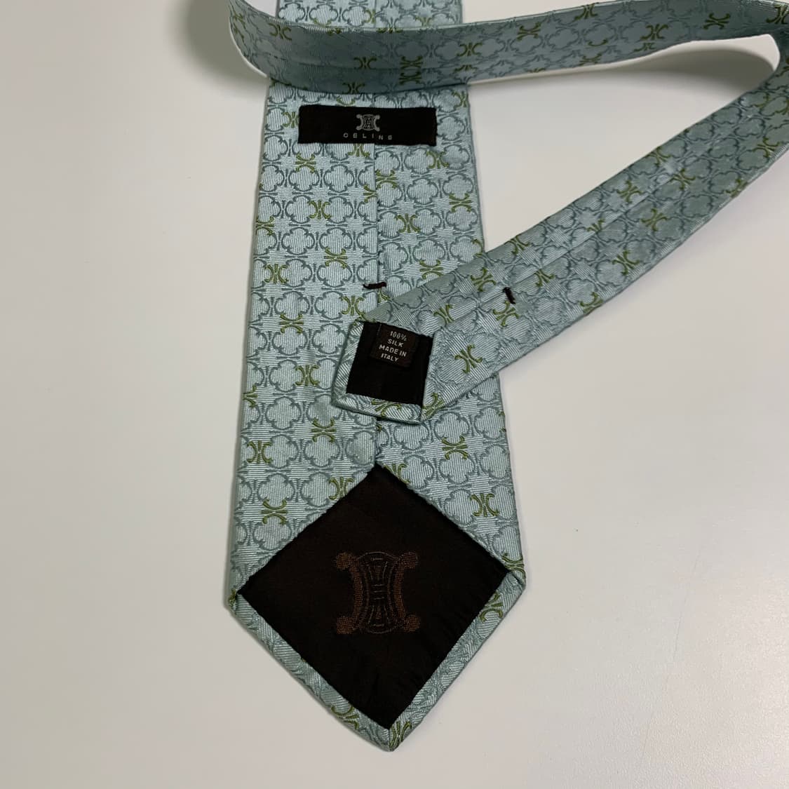 셀린느(CELINE) 모노그램 명품 혼주 결혼식넥타이 A+ 9.2cm 상품이미지6