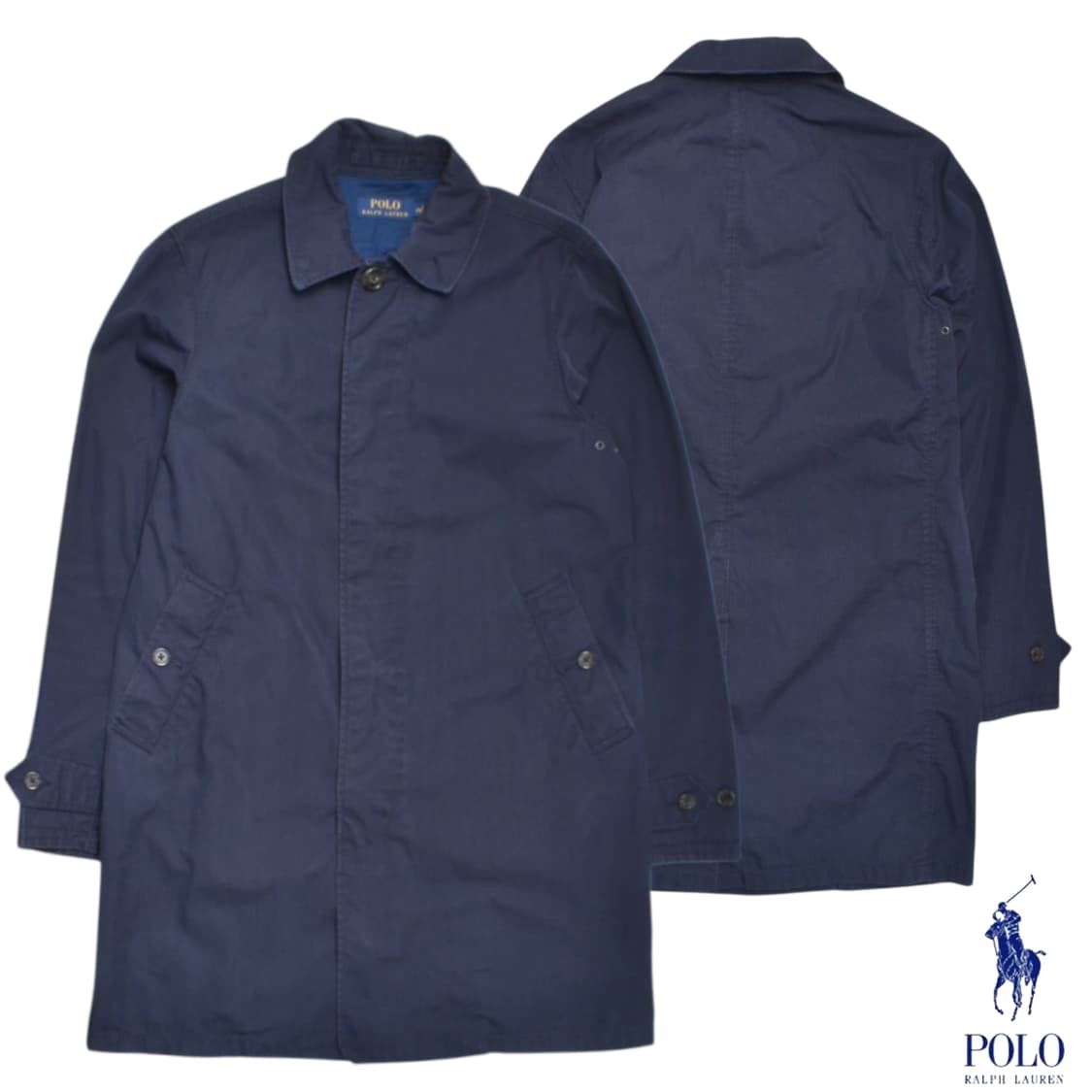 폴로랄프로렌 신형라벨 코튼 싱글 트렌치코트 S 상품이미지1