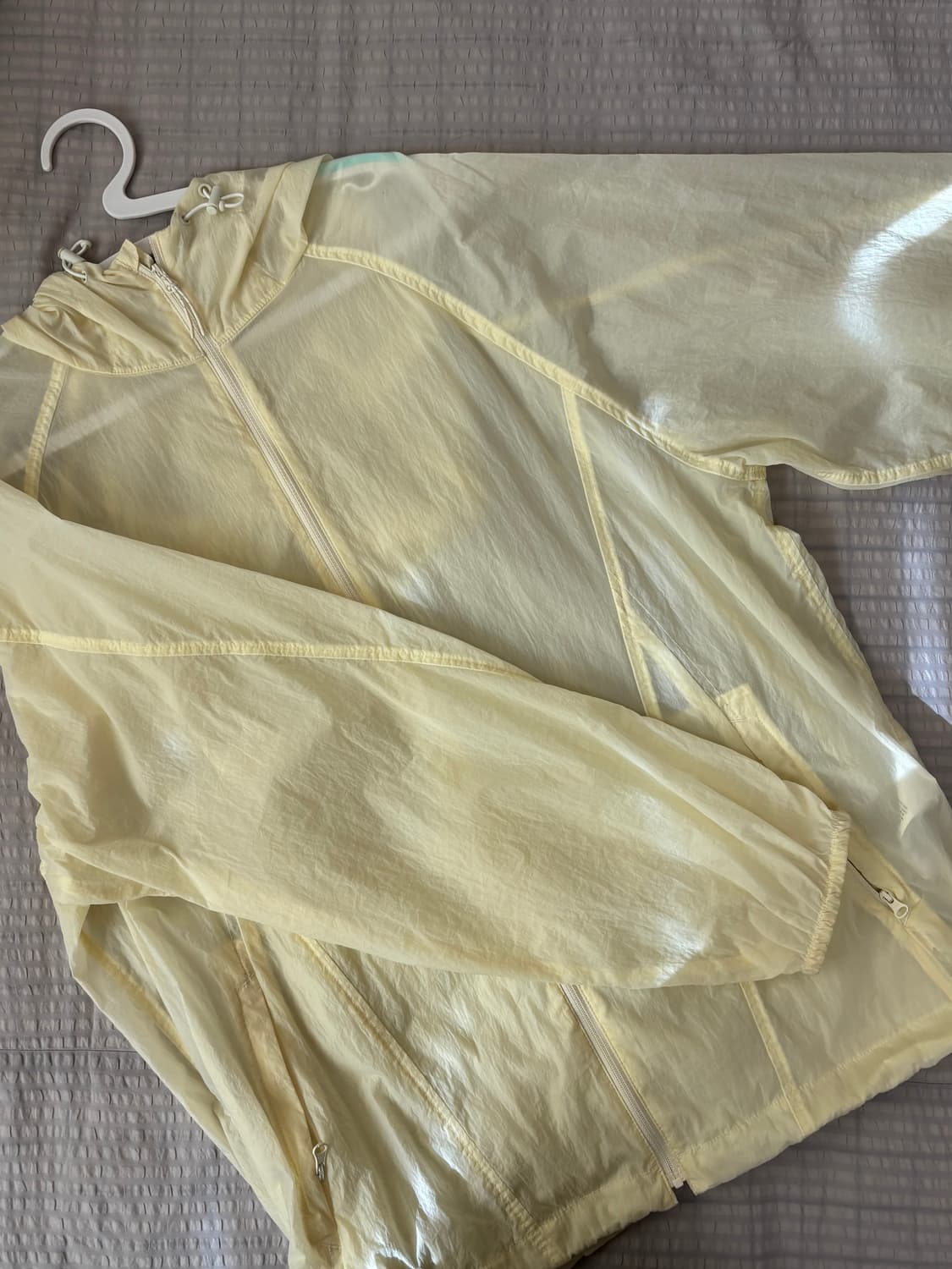 무탠다드 바람막이 연노랑 m 상품이미지2